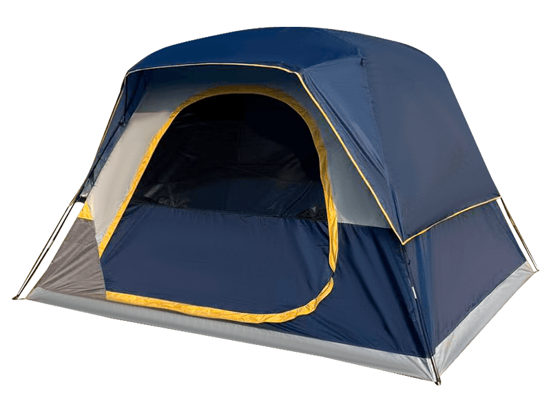 Dome-Shaped Easy-Setup Camping Tent For 3/4/6/8 People
