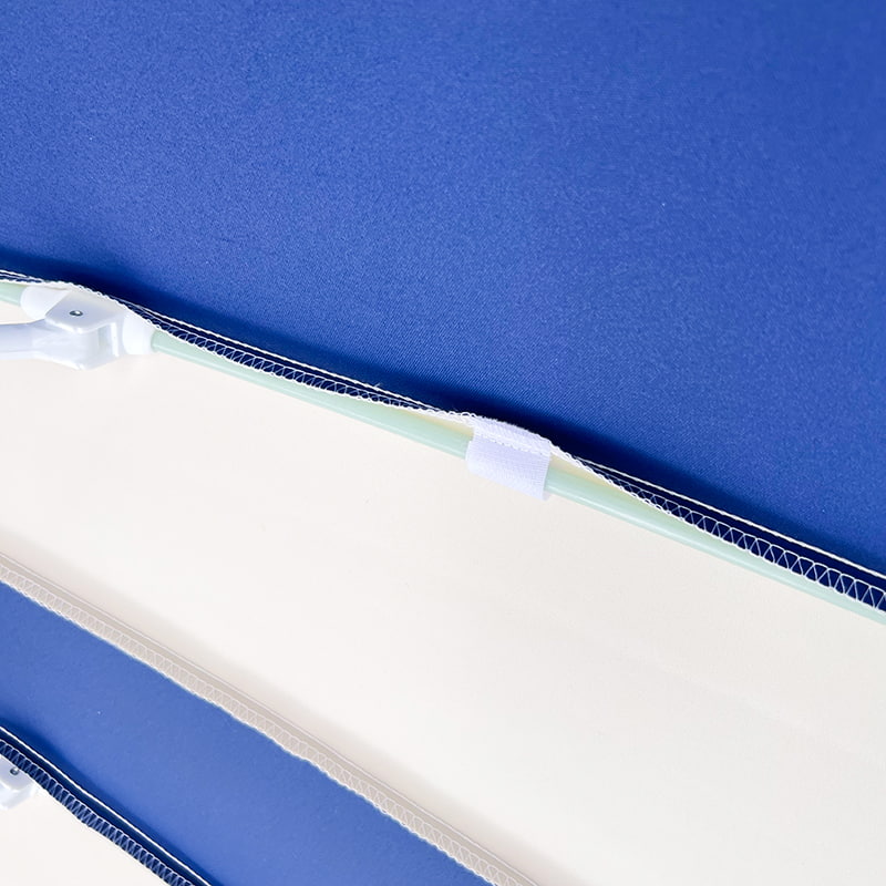 2.5m蓝白拼接宝塔伞