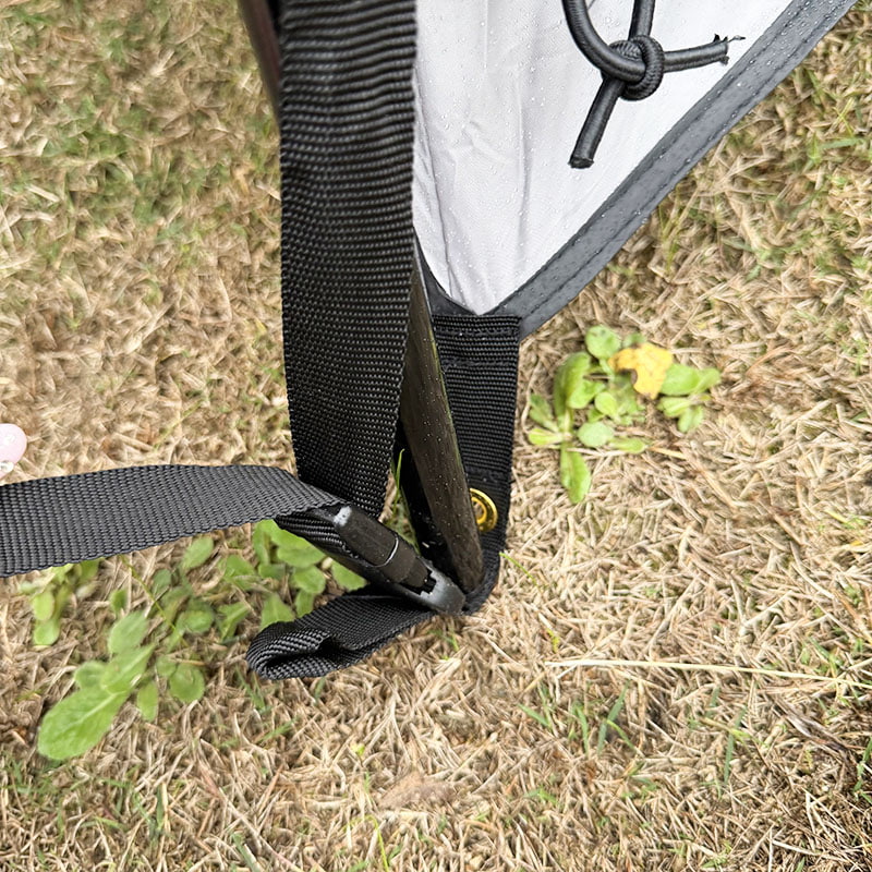 户外露营双层车尾连接帐篷