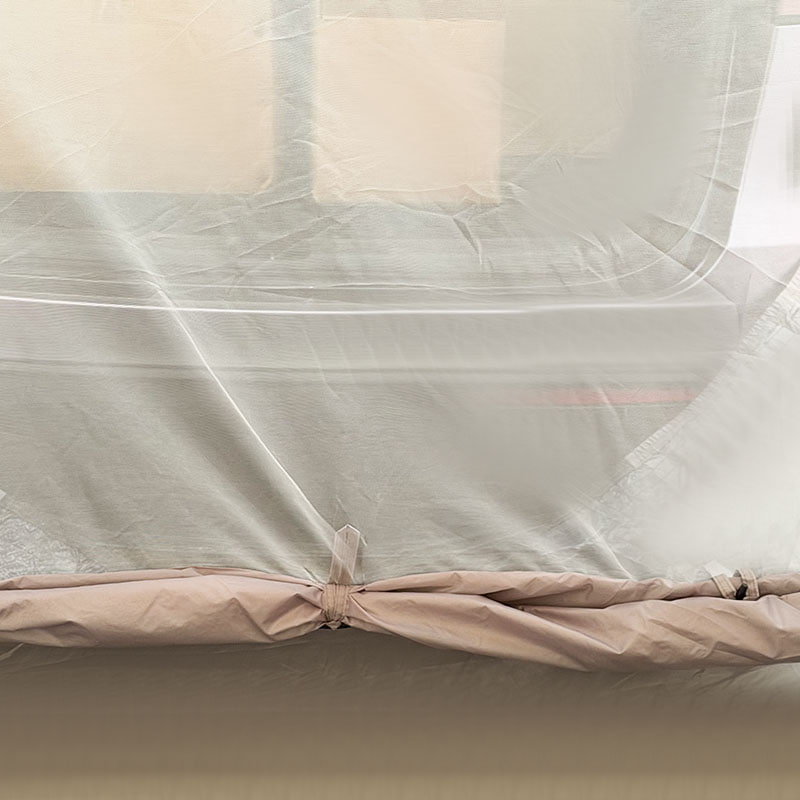 户外露营双层车尾连接帐篷