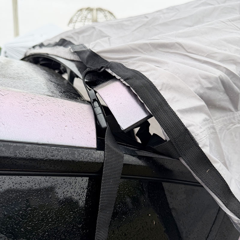 户外露营双层车尾连接帐篷