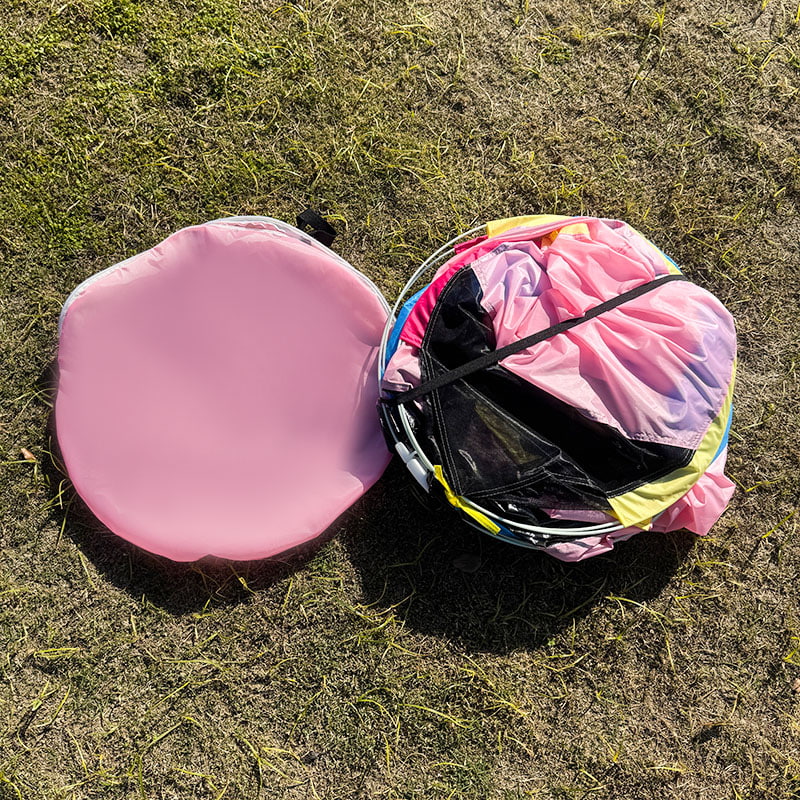 儿童户外拼色可折叠帐篷